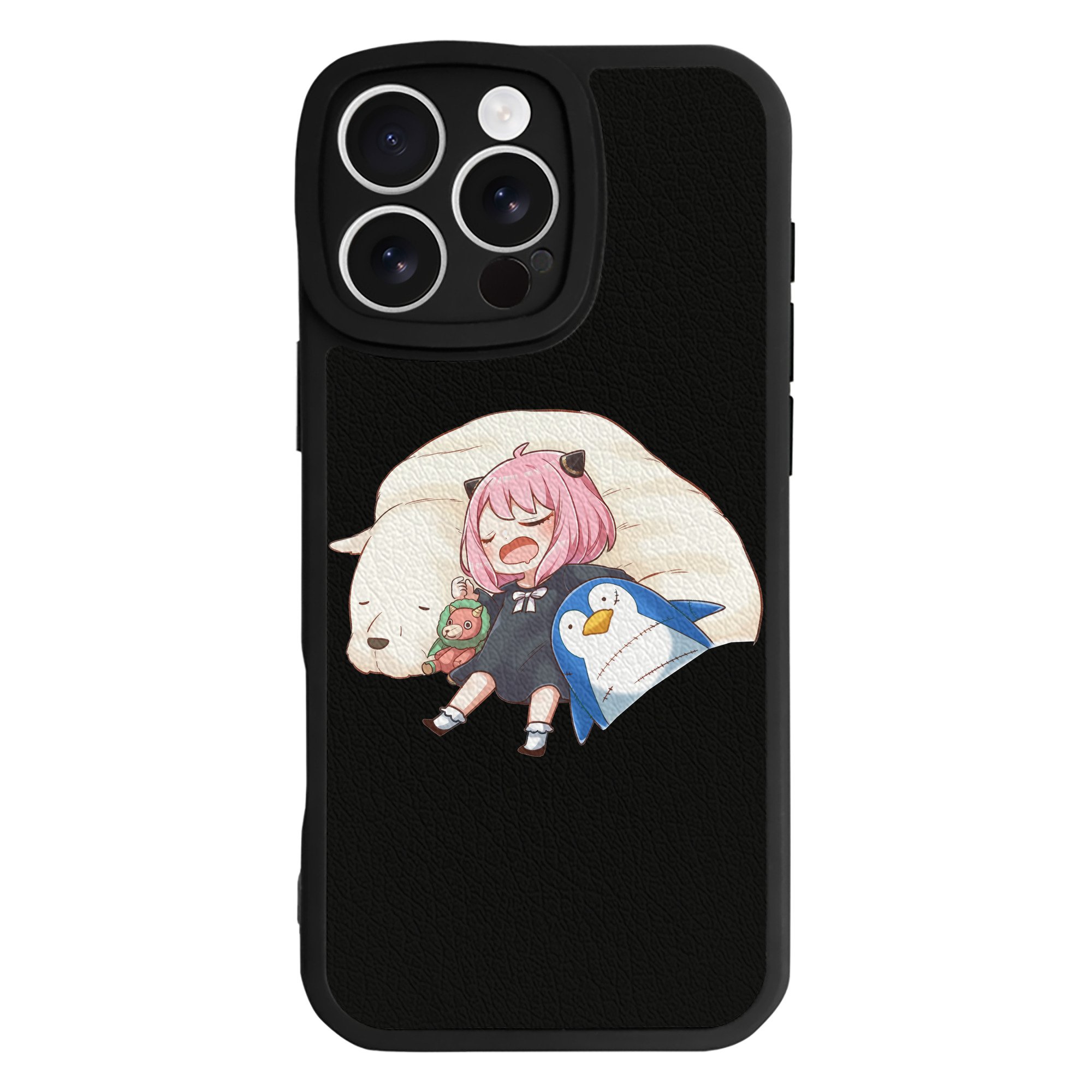 （画像用） SPY×FAMILY间谍家家酒 【iPhone 16シリーズ対応】シリコンスマホケース（レザー調） 材質：シリコン